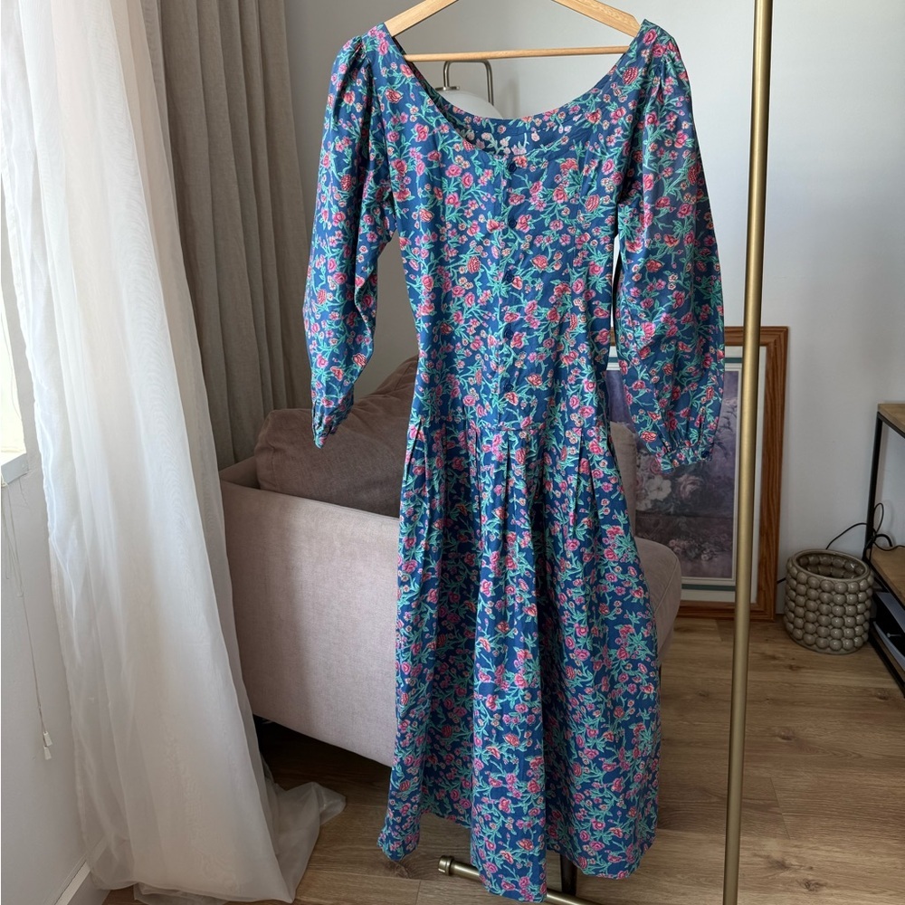 Komil Floral Cotton Dress Blue S
Vintage Feel - Picture 3 of 14